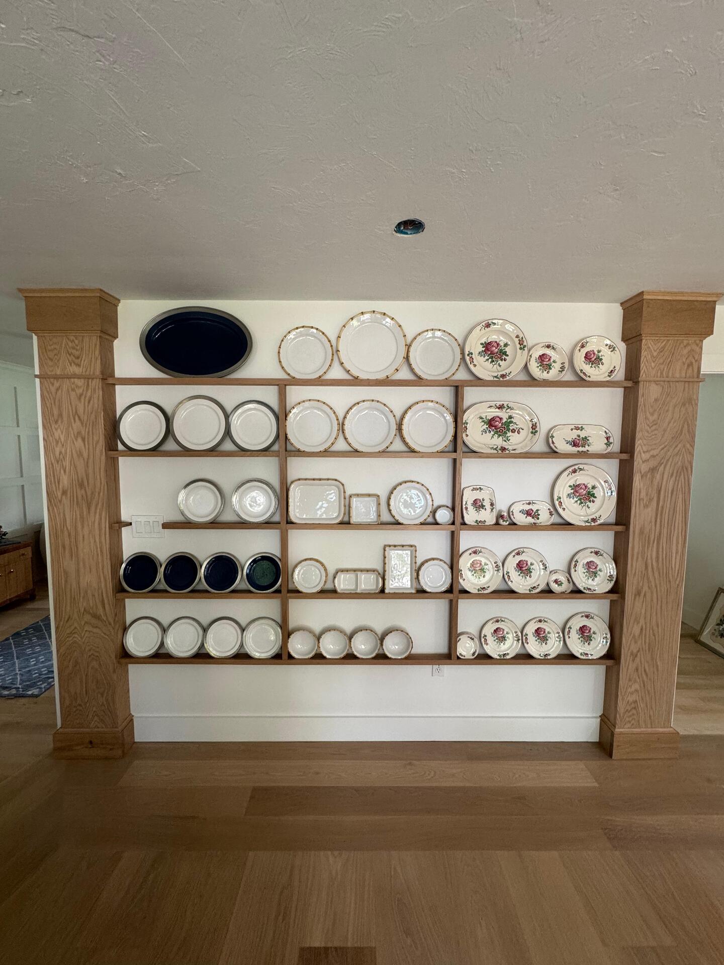 Finished basement recreation room with recessed lighting